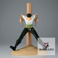 One Piece Figure Life PVC Statue Pirate Hunter Zoro 17 cm