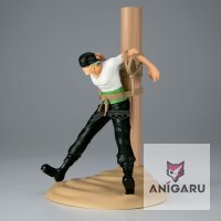 One Piece Figure Life PVC Statue Pirate Hunter Zoro 17 cm