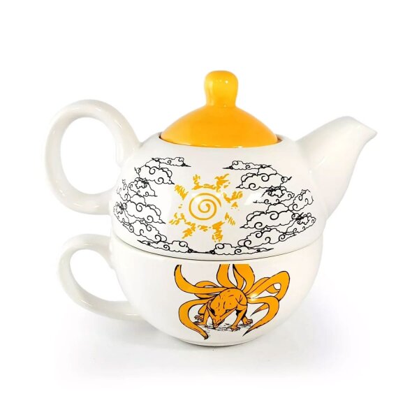 Naruto Shippuden – Keramik Tee-Set (Teekanne 473 ml & Tasse 325 ml) | Just Funky