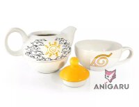 Naruto Shippuden – Keramik Tee-Set (Teekanne 473 ml & Tasse 325 ml) | Just Funky