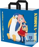 Spy x Family – Anya & Familie Einkaufstasche Blau