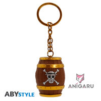 ONE PIECE Schlüsselanhänger 3D – Fass
