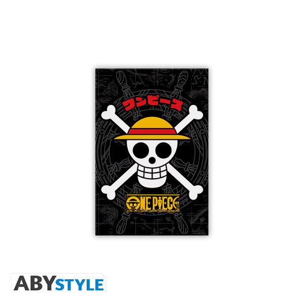 ONE PIECE Standard Magnet Strohhut Totenkopf-Flagge