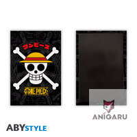 ONE PIECE Standard Magnet Strohhut Totenkopf-Flagge