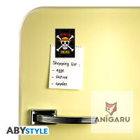 ONE PIECE Standard Magnet Strohhut Totenkopf-Flagge