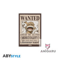 ONE PIECE Standard Magnet – Wanted Luffy
