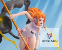 ONE PIECE PVC Statue Nami Lightning Blast 17 cm